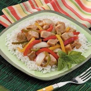 Chicken Pepper Stir-Fry