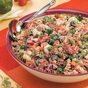 Creamy Italian Spiral Salad