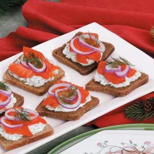 Smoked Salmon Canapes