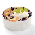Peachy Blueberry Cobblers