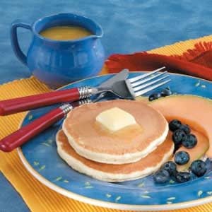 Pancakes with Orange Syrup