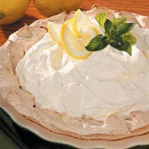 Lemon Pie in Meringue Shell