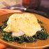 Cheesy Fish Fillets with Spinach