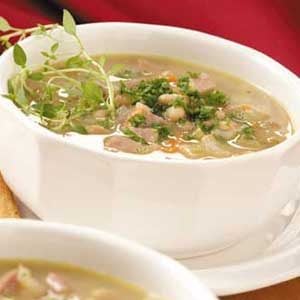 Contest-Winning Ham and Bean Soup