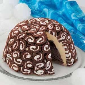 Swiss Swirl Ice Cream Cake