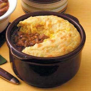Chili with Cornbread Topping