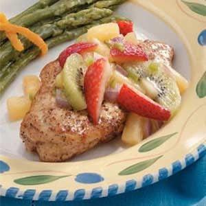 Chicken Breasts with Fruit Salsa