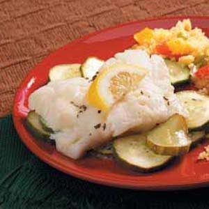 Lemony Fish and Cucumbers