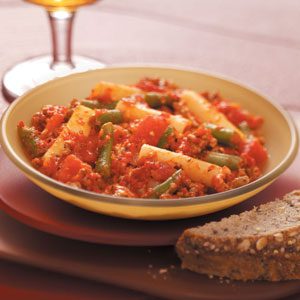 Beefy Red Pepper Pasta