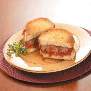 Italian Meat Loaf Sandwiches