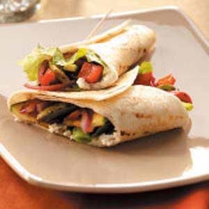 Grilled Veggie Wraps