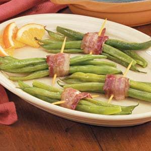 Green Bean Bacon Bundles