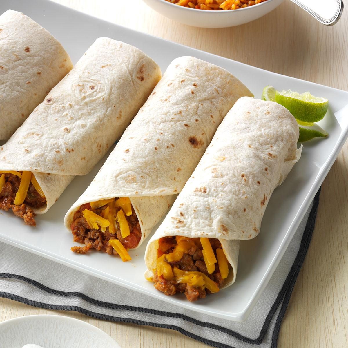 Brief Burritos Recipe: How to Make It | Taste of Home