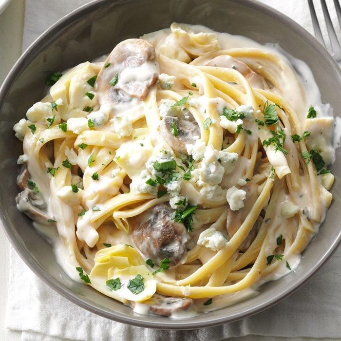 Artichoke Blue Cheese Fettuccine