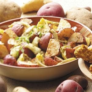 Roasted Potatoes and Artichokes