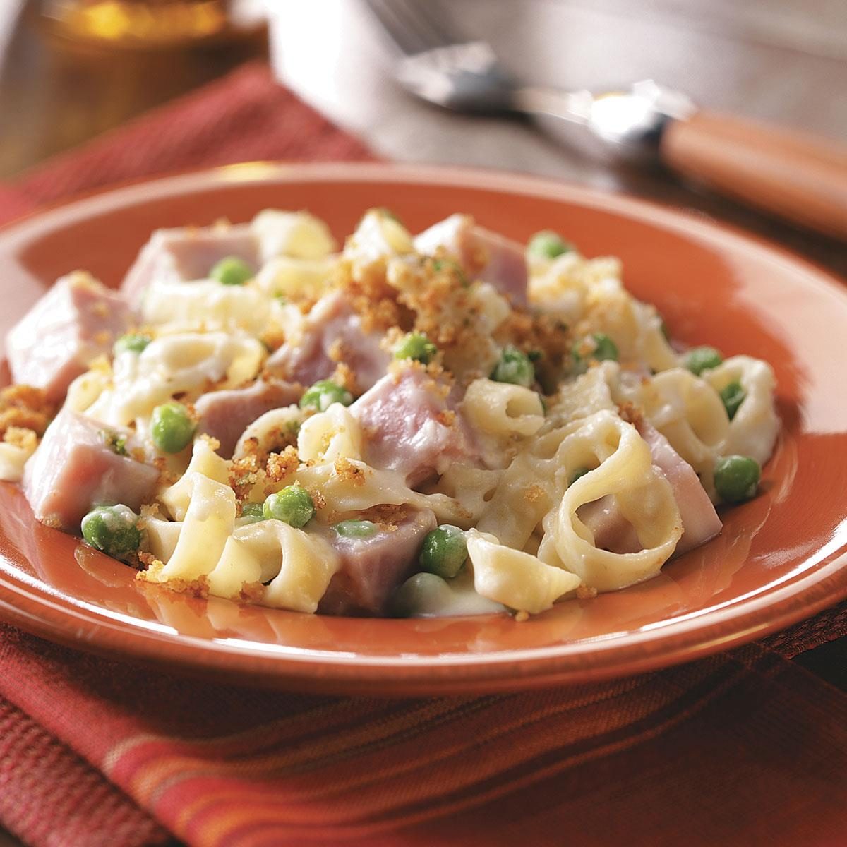 Ham Fettuccine Bake