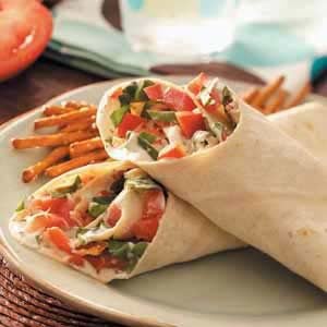 Garden Vegetable Wraps