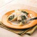 Spinach Stuffed Shells with White Sauce