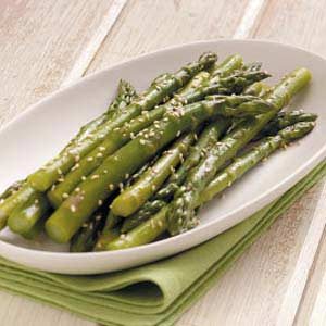 Asparagus with Sesame Seeds