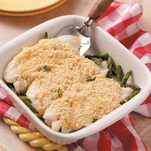 Asparagus Fish Bake