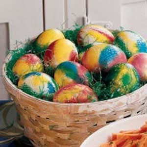 Tie-Dyed Easter Eggs