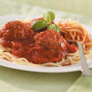 Spaghetti with Italian Meatballs