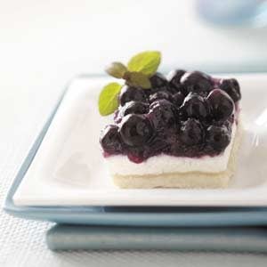 Blueberry Torte Squares