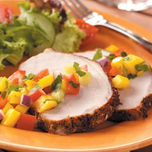 Pork Roast with Mango Salsa