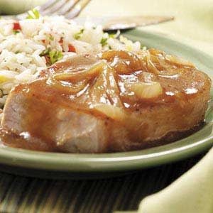Pork Chops with Onion Gravy