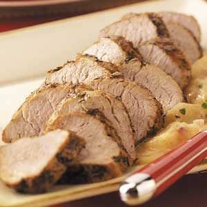 Pork with Apple-Cream Sauce