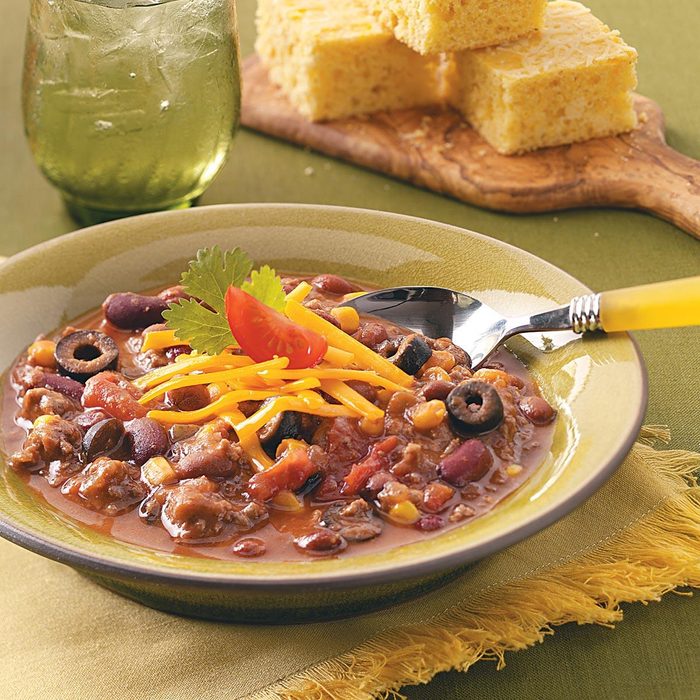 Three-Bean Taco Chili