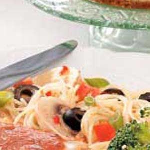 Spaghetti Salad with Italian Dressing