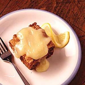 Apple Cake with Lemon Sauce