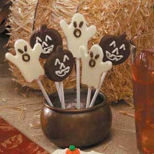 Halloween Chocolate Lollipops