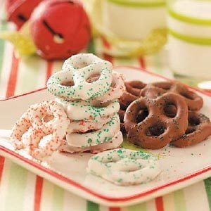 Chocolate-Coated Pretzels