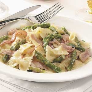 Bow Ties with Asparagus and Prosciutto