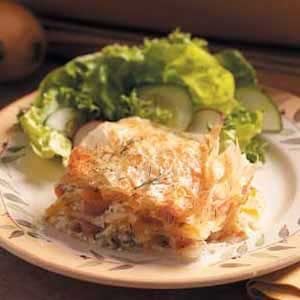 Ham-Potato Phyllo Bake