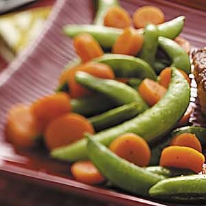 Carrots with Sugar Snap Peas