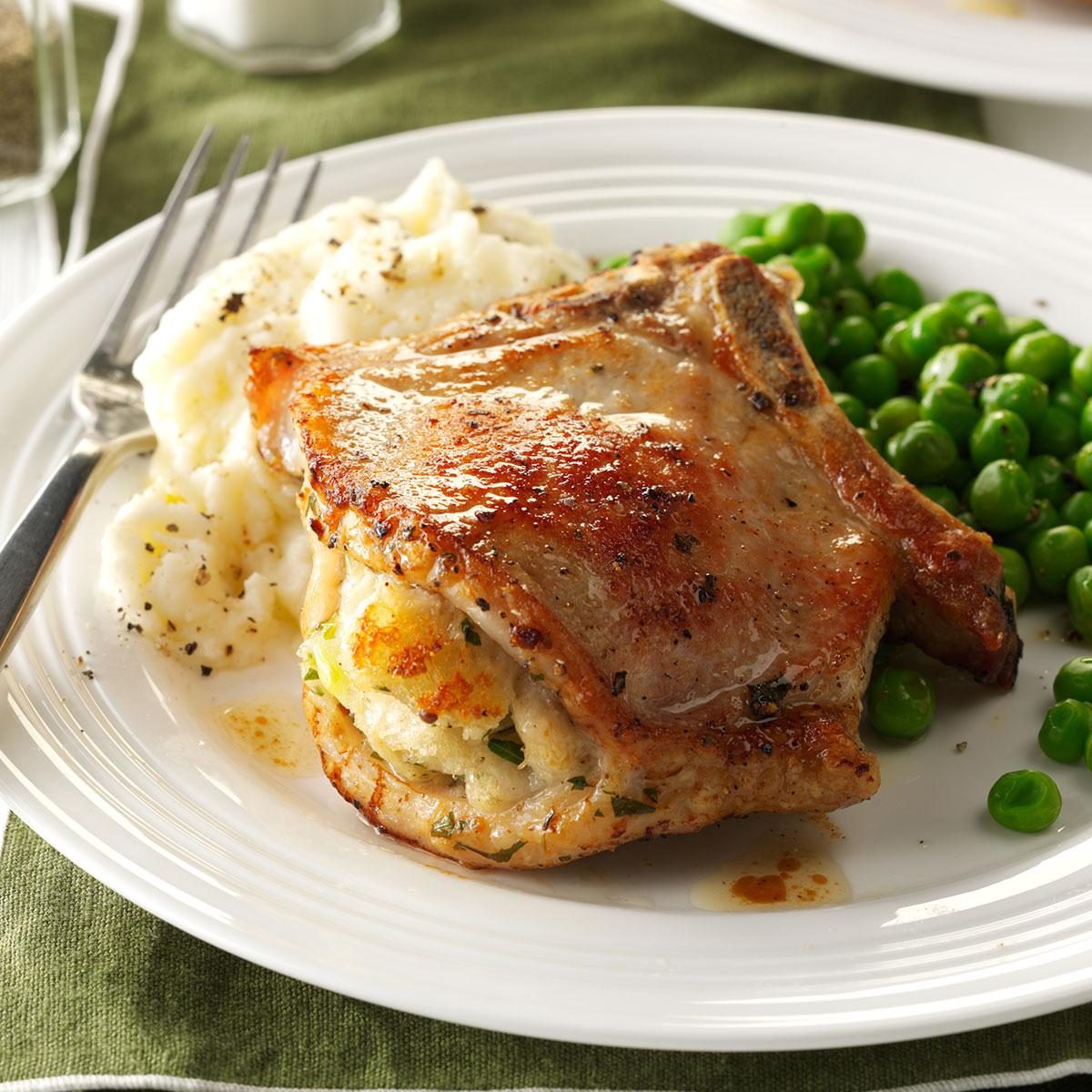 Company Stuffed Pork Chops