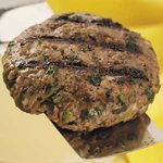 Spinach-Mushroom Beef Patties