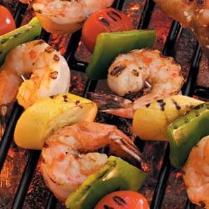 Shrimp and Vegetable Kabobs