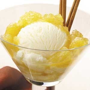 Pineapple Ice Cream Topping