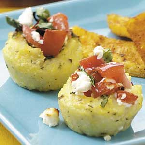 Mediterranean Polenta Cups