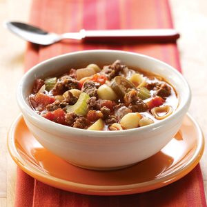 Zesty Hamburger Soup