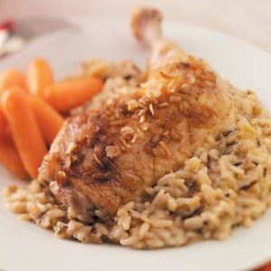 Golden Chicken with Rice