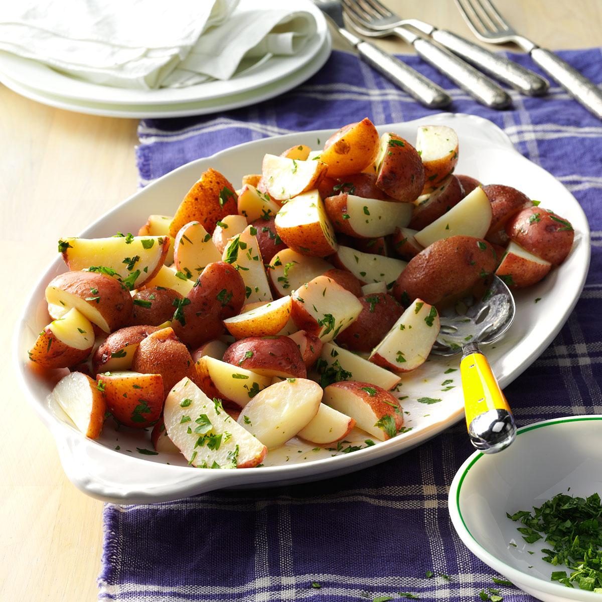 Simple Lemon Parsley Potatoes