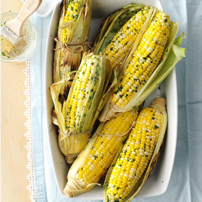 Herbed Grilled Corn on the Cob