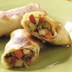 Baked Chicken Egg Rolls