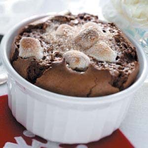 Hot Chocolate Souffles