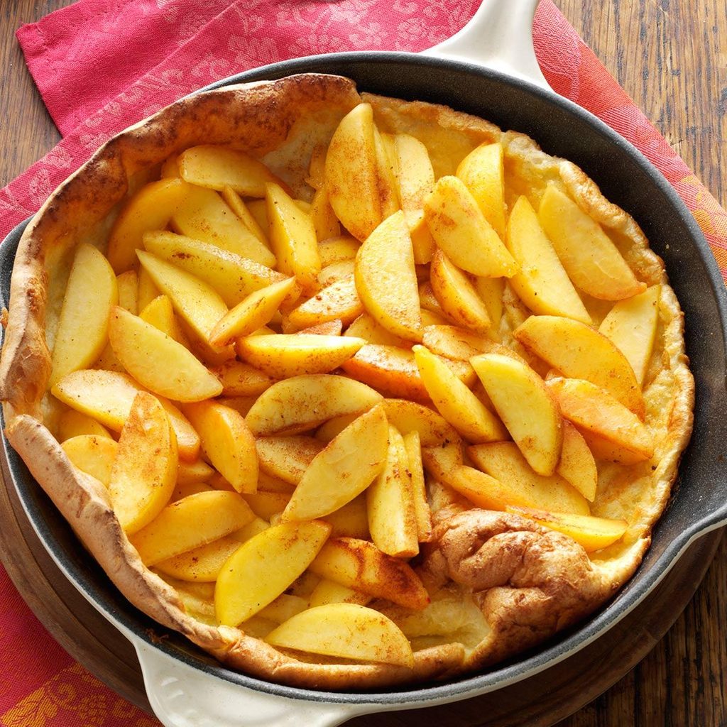 Baked Peach Pancake